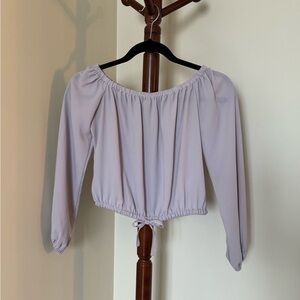 Aritzia (Wilfred) Eleanora Blouse - Size XXS - Lilac Fog